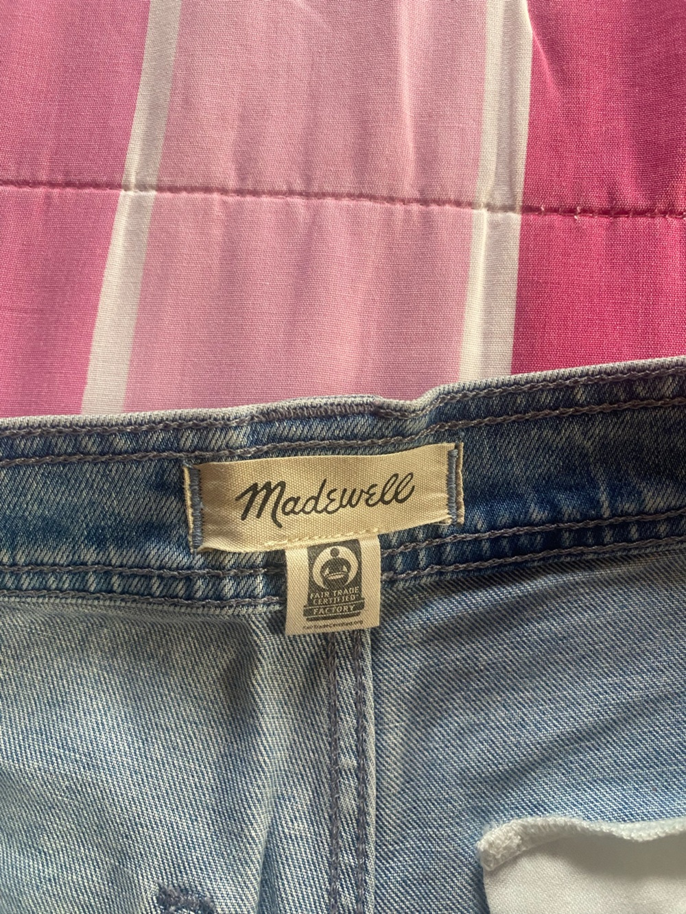 Madewell The Perfect Vintage Pintuck High Waist Wide Leg Jeans - Picture 7 of 9